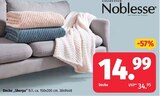 Decke „Sherpa“ von Noblesse im aktuellen Segmüller Prospekt für 14,99 €