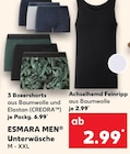 3 Boxershorts Angebote von ESMARA MEN bei Kaufland Wiesbaden für 2,99 €