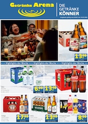 Aktueller Getränke Arena Prospekt mit Coca Cola, "DIE GETRÄNKEKÖNNER", Seite 1