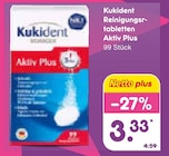 Netto Marken-Discount - Reinigungstabletten Aktiv Plus Angebot im Prospekt Reinigungstabletten Aktiv Plus bei Netto Marken-Discount im Prospekt "" für 3,33 €