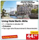 Living Hotel Berlin Mitte von Netto Reisen im aktuellen Netto Marken-Discount Prospekt
