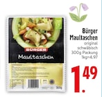 Maultaschen von Bürger im aktuellen EDEKA Prospekt für 1,49 €