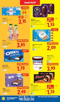 Promotion Snack dans le prospectus Lidl, valable du 10/07/2025 au 16/07/2025 Promo Snack dans le catalogue Lidl du moment à la page 20