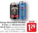 EDEKA - Whiskey & Cola Angebot im Prospekt Whiskey & Cola bei EDEKA im Prospekt "" für 1,29 €