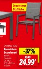 Aluminium-Stapelsessel Modell Toronto Angebote von LIVARNO home bei Lidl Salzgitter für 24,99 €