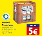 Mineralwasser bei famila Nordost im Stockelsdorf Prospekt für 5,00 €