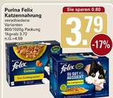 Katzennahrung Angebote von Purina Felix bei WEZ Löhne für 3,79 €