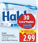 Toilettenpapier von Hakle für 2,99 € bei E center im Angebot Toilettenpapier von Hakle im aktuellen E center Prospekt