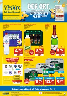 Netto Marken-Discount Prospekt DER ORT, AN DEM DU IMMER AUSGEZEICHNETE PREISE FINDEST. mit 2 Seiten
