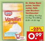 Backpulver Vanillezucker oder hafe oder Bourbon- Vanillezucker Angebote von Dr. Oetker bei Netto Marken-Discount Chemnitz für 0,99 €