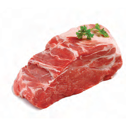 Frischer Schweinenackenbraten