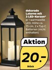 dekorado Laterne mit 3 LED-Kerzen Angebote bei Netto mit dem Scottie Frankfurt für 20,00 €