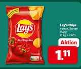 Chips Red Paprika im Angebot bei famila Nordwest in Lingen Chips Red Paprika Angebote von Lay's bei famila Nordwest Lingen für 1,11 €