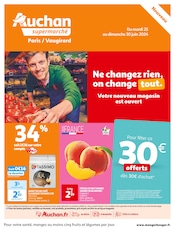 Prospectus Auchan Supermarché à Châtillon, "Ne changez rien, on change tout.", 16 pages de promos valables du 25/06/2024 au 30/06/2024