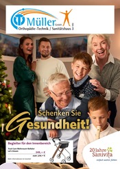 Aktueller Orthopädie-Technik Sanitätshaus Müller GmbH Sanitätshäuser Prospekt in Olbernhau und Umgebung, "Schenken Sie Gesundheit!" mit 6 Seiten, 12.11.2025 - 31.01.2026
