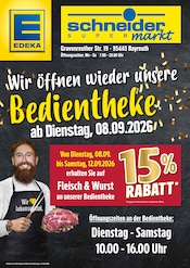 EDEKA Bad Berneck Prospekt der aktuellen Woche, gültig von 08.09.2026 bis 12.09.2026 Aktueller EDEKA Bad Berneck Prospekt "Wir lieben Lebensmittel!" mit 2 Seiten