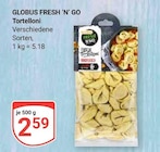 Tortelloni im Angebot bei GLOBUS in Hof Tortelloni Angebote von GLOBUS FRESH 'N' GO bei GLOBUS Hof für 2,59 €