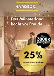 Sessel im HARDECK Prospekt in Coesfeld Aktueller HARDECK Prospekt mit Sessel, "Das Münsterland kocht vor Freude.", Seite 1
