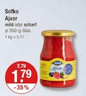 Ajvar im V-Markt Prospekt Ajvar von Sofko im aktuellen V-Markt Prospekt für 1,79 €