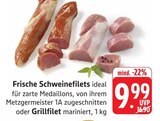 Schweinefilets bei EDEKA im Bonndorf Prospekt für 9,99 €
