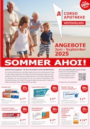 Aktueller Corso Apotheke Apotheke Prospekt in Dortmund und Umgebung, "Aktuelle Angebote" mit 1 Seite, 05.06.2025 - 30.09.2025