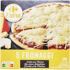 Pizza cuite sur pierre surgelée - CARREFOUR EXTRA en promo chez Carrefour Market Pizza cuite sur pierre surgelée - CARREFOUR EXTRA dans le catalogue Carrefour Market