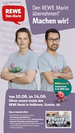 REWE Prospekt für Heilbronn mit 28 Seiten REWE Prospekt "Dein Markt" für Heilbronn, 28 Seiten, 10.06.2025 - 14.06.2025
