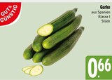 Gurke im EDEKA Prospekt Gurke von Gut & Günstig im aktuellen EDEKA Prospekt für 0,66 €