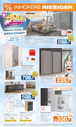 Schrank im Möbel Inhofer Prospekt "Wohntrends zum Mitnehmen" auf Seite 6