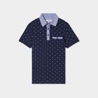 Polo manches courtes 1 poche bleu marine garçon dans le catalogue La Halle