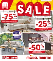 Catalogue Meubles & Décoration Möbel Martin en cours à Marienau et alentours, "SALE", 20 pages, 25/06/2025 - 15/07/2025