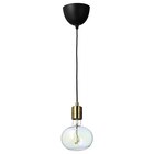 Lampenaufhängung +LED-Leuchtmittel vermessingt/ellipsenförmig bunt im Angebot bei IKEA in Erlangen Lampenaufhängung +LED-Leuchtmittel vermessingt/ellipsenförmig bunt Angebote von SKAFTET / MOLNART bei IKEA Erlangen für 24,99 €