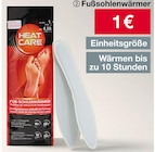 Fußsohlenwärmer von Heat Care für 1,00 € bei Woolworth im Angebot Fußsohlenwärmer von Heat Care im aktuellen Woolworth Prospekt