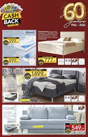 Aktueller BRAUN Möbel-Center Prospekt mit Bett, "CA$H-BACK WOCHEN", Seite 5