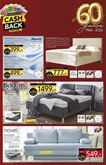 Bett im BRAUN Möbel-Center Prospekt "CA$H-BACK WOCHEN" mit 8 Seiten (Reutlingen)