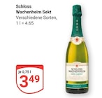 Schloss Wachenheim im Angebot bei GLOBUS in Bensheim Schloss Wachenheim Angebote bei GLOBUS Bensheim für 3,49 €