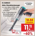 Aktuelles Akku-Handstaubsauger Angebot bei Netto Marken-Discount in Cottbus ab 11,11 €