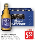 Original Oettinger Steinie Pils Angebote von Oettinger bei E center Trier für 5,55 €