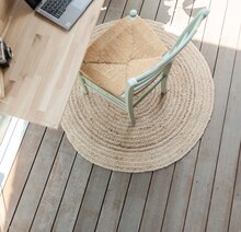 BAUHAUS Lübeck - Teppich rund Jute Teppich rund Jute Angebot bei BAUHAUS Lübeck im Prospekt Raus in die Wohlfühl-Oase
