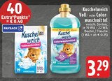 Voll- oder Colorwaschmittel im Angebot bei EDEKA in Siegburg Voll- oder Colorwaschmittel Angebote von Kuschelweich bei EDEKA Siegburg für 3,29 €
