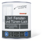 2in1 Fenster- und Türen-Lack von toom im aktuellen toom Baumarkt Prospekt für 9,49 €