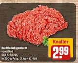 Hackfleisch gemischt im Angebot bei REWE in Ludwigshafen Hackfleisch gemischt Angebote bei REWE Ludwigshafen für 2,99 €