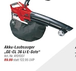 Akku-Laubsauger „GE-CL 36 Li E-Solo“ im Angebot bei toom Baumarkt in Fulda Akku-Laubsauger „GE-CL 36 Li E-Solo“ Angebote von Einhell bei toom Baumarkt Fulda für 89,99 €