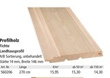 Fichte Landhausprofil Angebote bei Holz Possling Berlin für 15,95 €