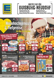 Aktueller EDEKA Supermärkte Prospekt für Duisburg 27.11.2023 - 02.12.2023 EDEKA Prospekt für Duisburg mit 24 Seiten