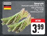 Aktuelles Spargel grün Angebot bei E center in Chemnitz ab 3,99 €