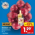 Zwiebeln rot im Angebot bei Netto Marken-Discount in Heidenheim Zwiebeln rot Angebote von HEIMAT bei Netto Marken-Discount Heidenheim für 1,29 €