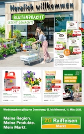 Aktueller ZG Raiffeisen Supermarkt Prospekt in Seckach und Umgebung, "BLÜTENPRACHT LEICHT GEMACHT" mit 8 Seiten, 05.03.2026 - 11.03.2026