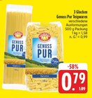 Genuss Pur Spaghetti Angebote von 3 Glocken bei EDEKA Weimar für 0,79 €