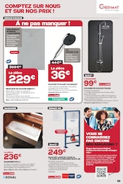 Promos Colonne De Douche dans le catalogue "POUR BIEN RÉNOVER COMPTEZ SUR NOUS…" de Gedimat Colonne De Douche en promo dans le catalogue Gedimat à la page 5